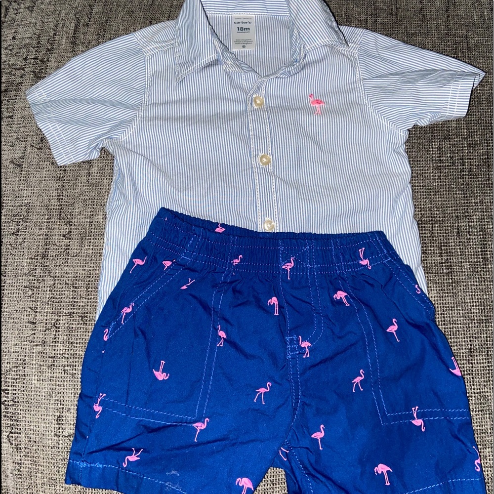 Boy matching 2 piece set. 18 months